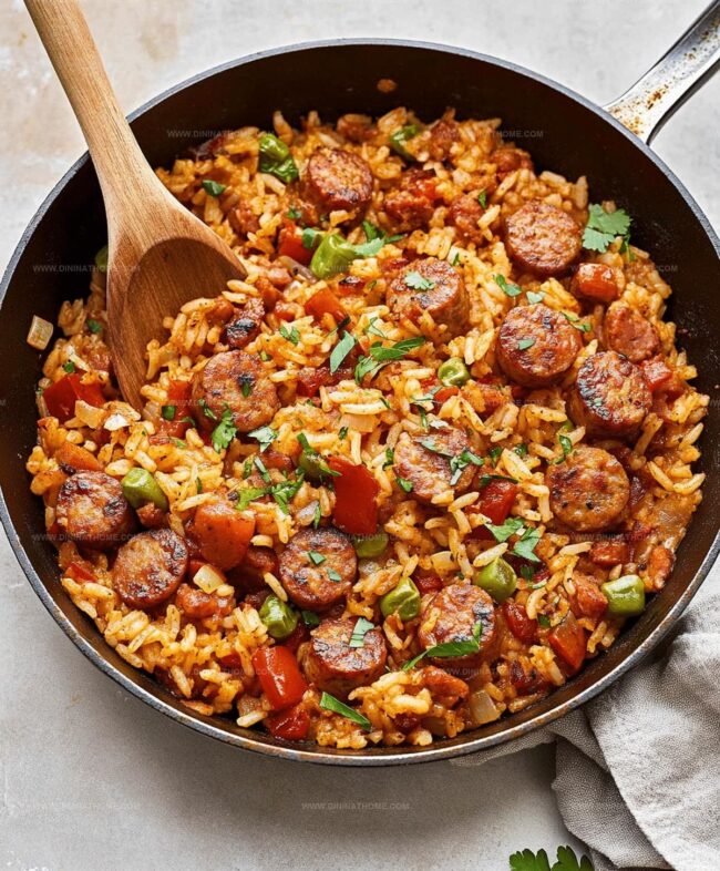 Cajun Sausage And Rice Skillet Prep Guide