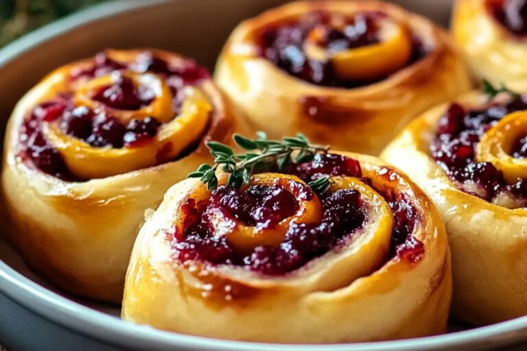 Cranberry Orange Sweet Rolls Recipe