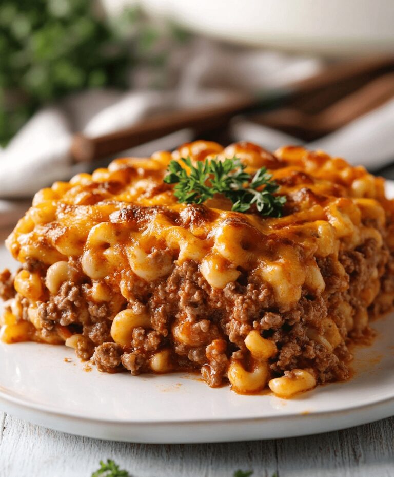Simple Ground Beef Casserole Recipe