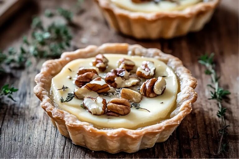 Goat Cheese And Walnut Tarts Recipe