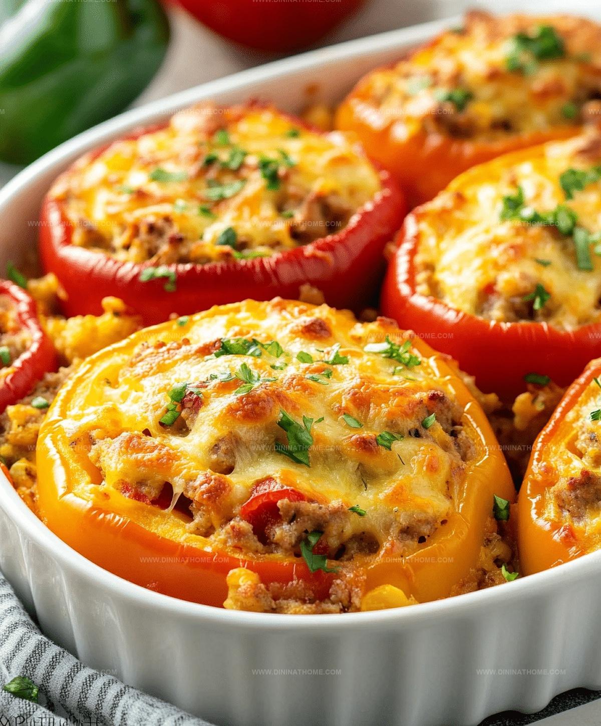 Pioneer Woman Stuffed Pepper Casserole Recipe