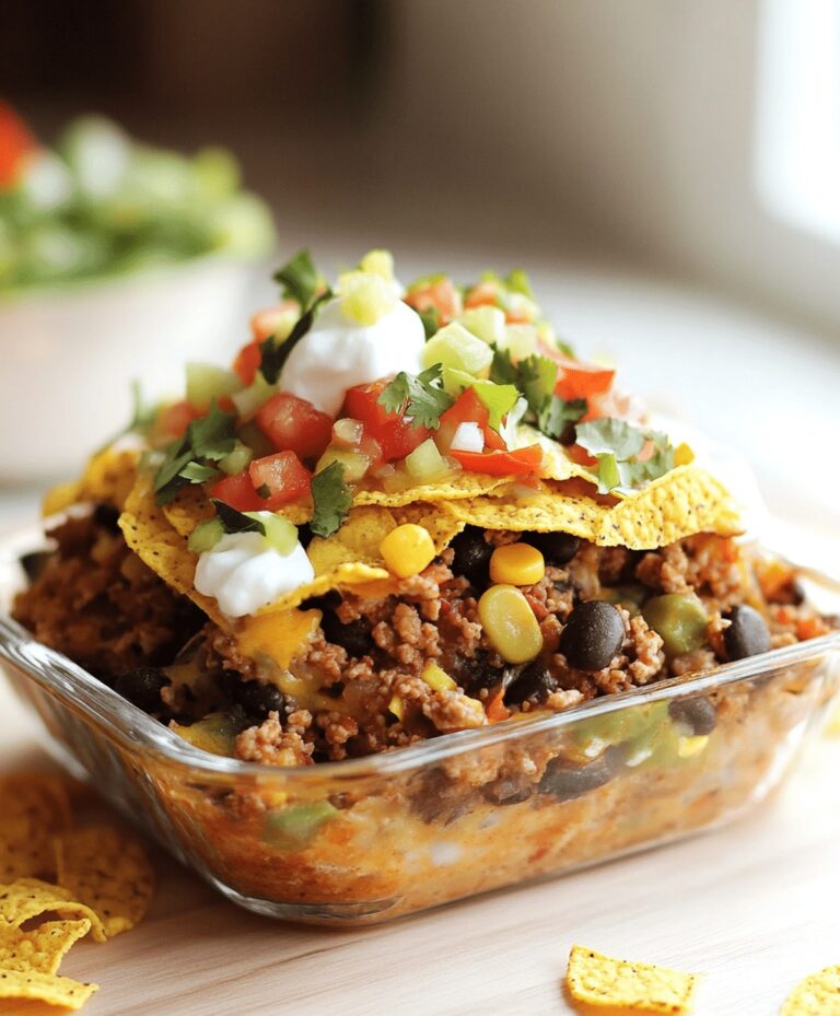 Easy Taco Casserole With Fritos Recipe