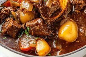 Beef Stifado (Greek Beef Stew) Recipe