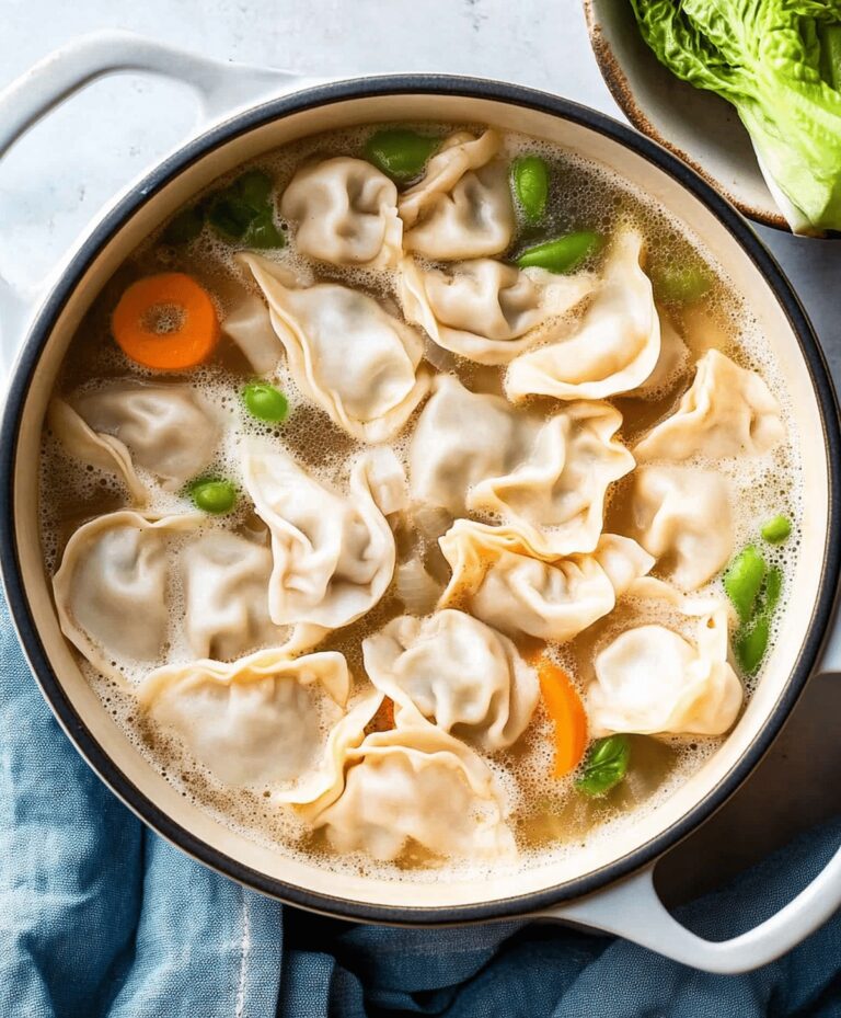 Homemade Wonton Soup Recipe