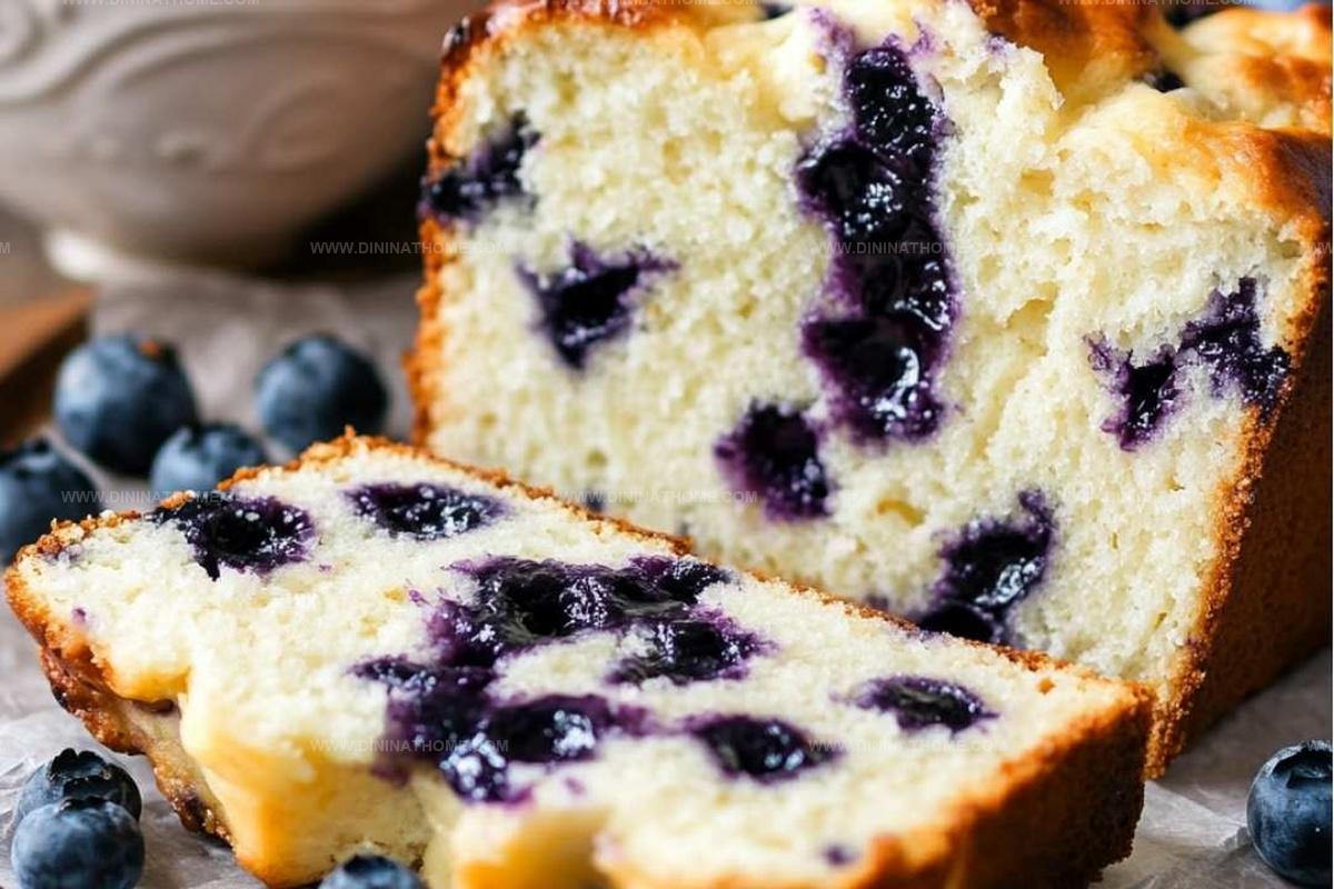 Blueberry Cream Cheese Loaf Recipe