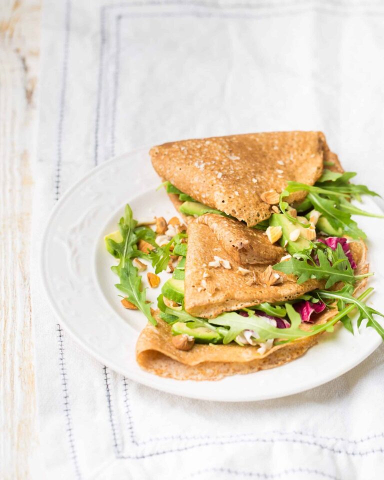 Chicken Crepe Wraps Recipe