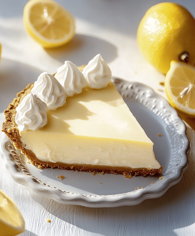 Creamy Lemon Pie Recipe