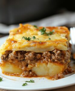 Ground Beef Casserole With Potatoes Recipe