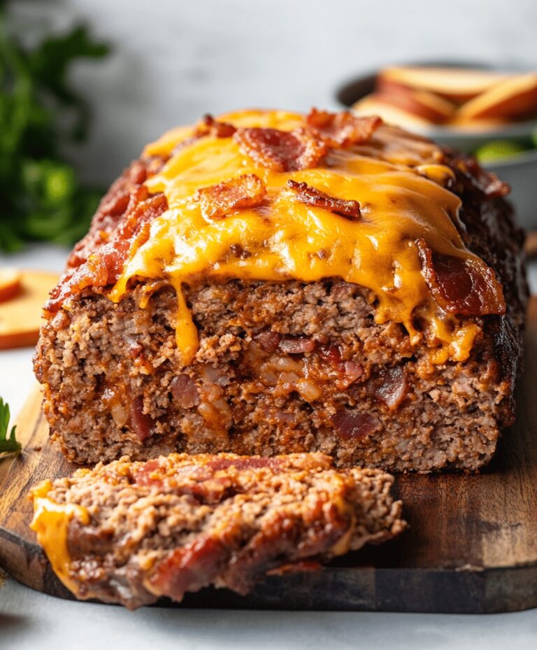 Bbq Bacon Cheeseburger Meatloaf Recipe