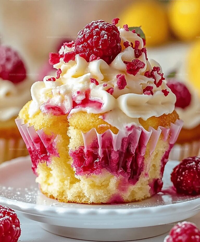 Raspberry Lemon Heaven Cupcakes Recipe