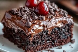 Death By Chocolate Poke Cake Recipe
