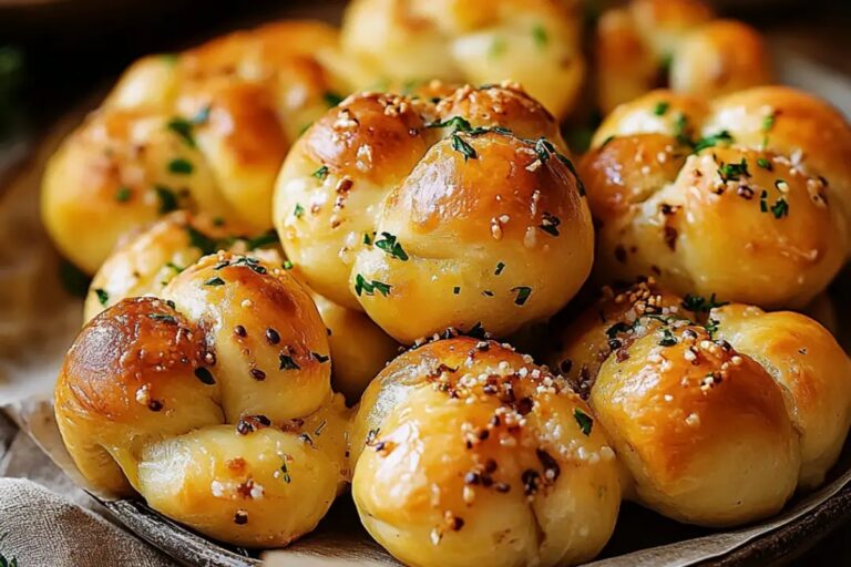 Cheese-Filled Garlic Knots Recipe