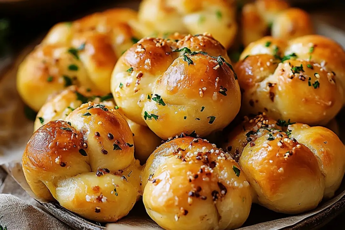 Cheese-Filled Garlic Knots Recipe