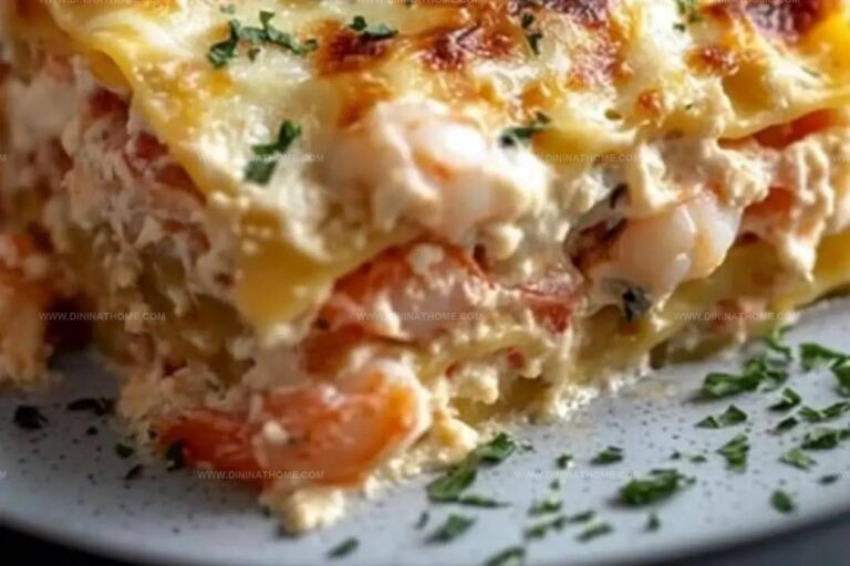 Ultimate Seafood Lasagna with Lobster and Shrimp Recipe