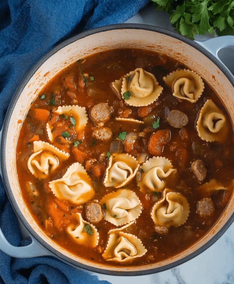 The Best Sausage Tortellini Soup Recipe