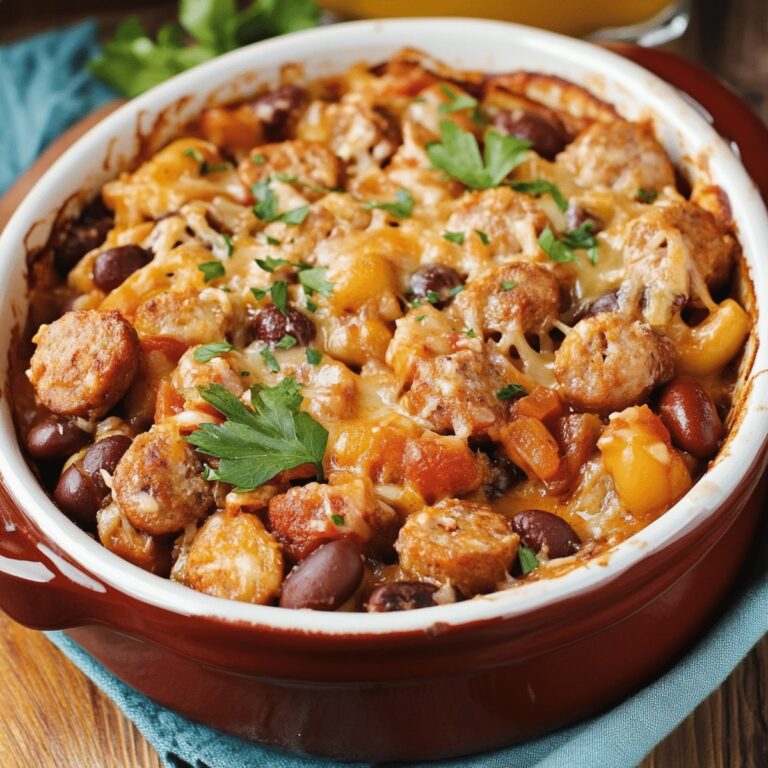 Sausage and Bean Casserole Recipe