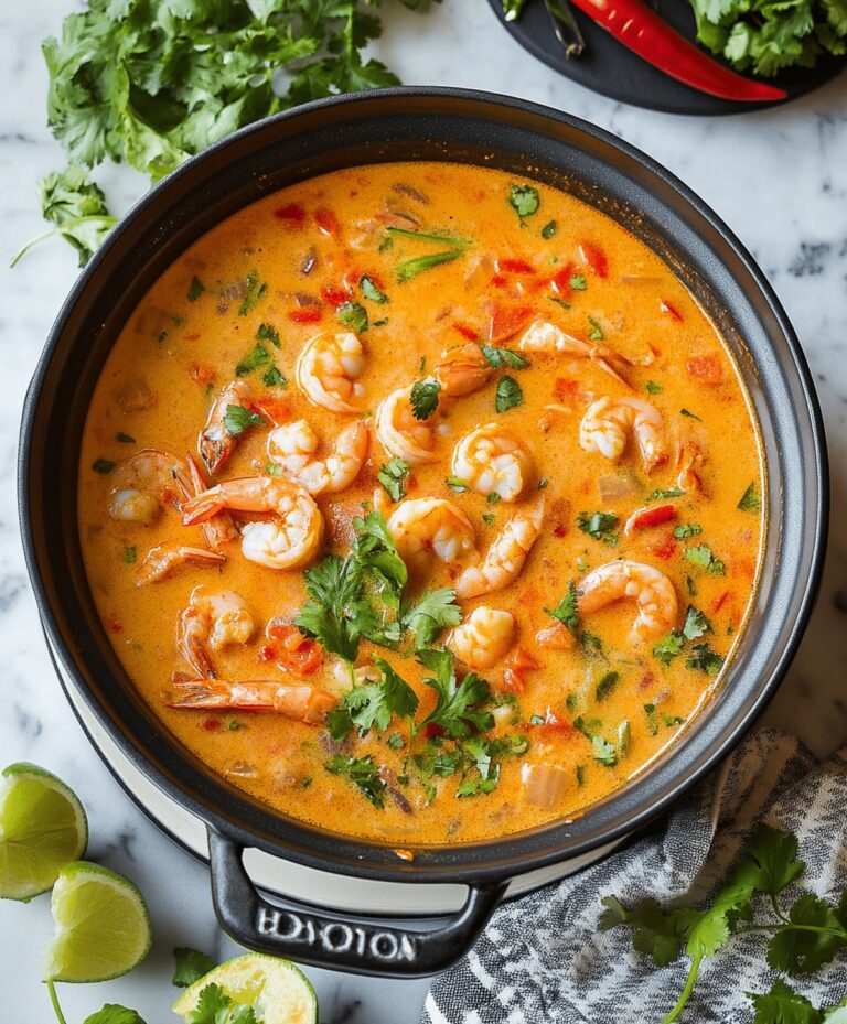 Quick And Spicy Shrimp Soup Recipe