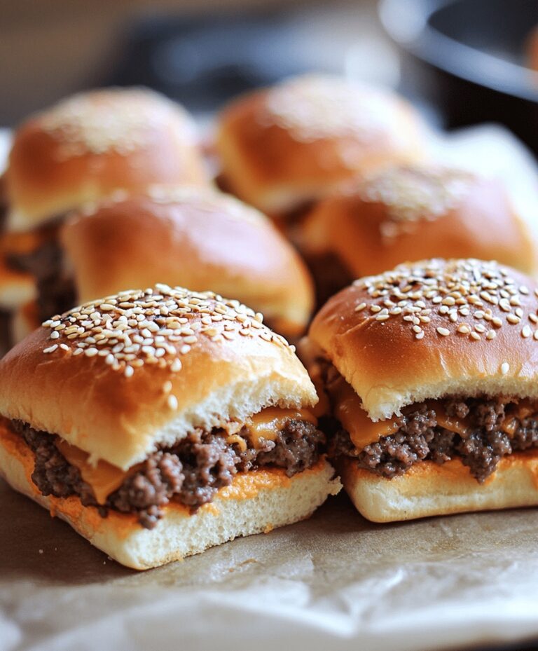 Easy Cheeseburger Sliders Recipe