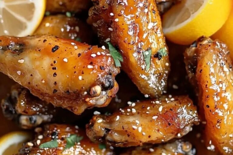 Lemon Pepper Wings with Honey Recipe