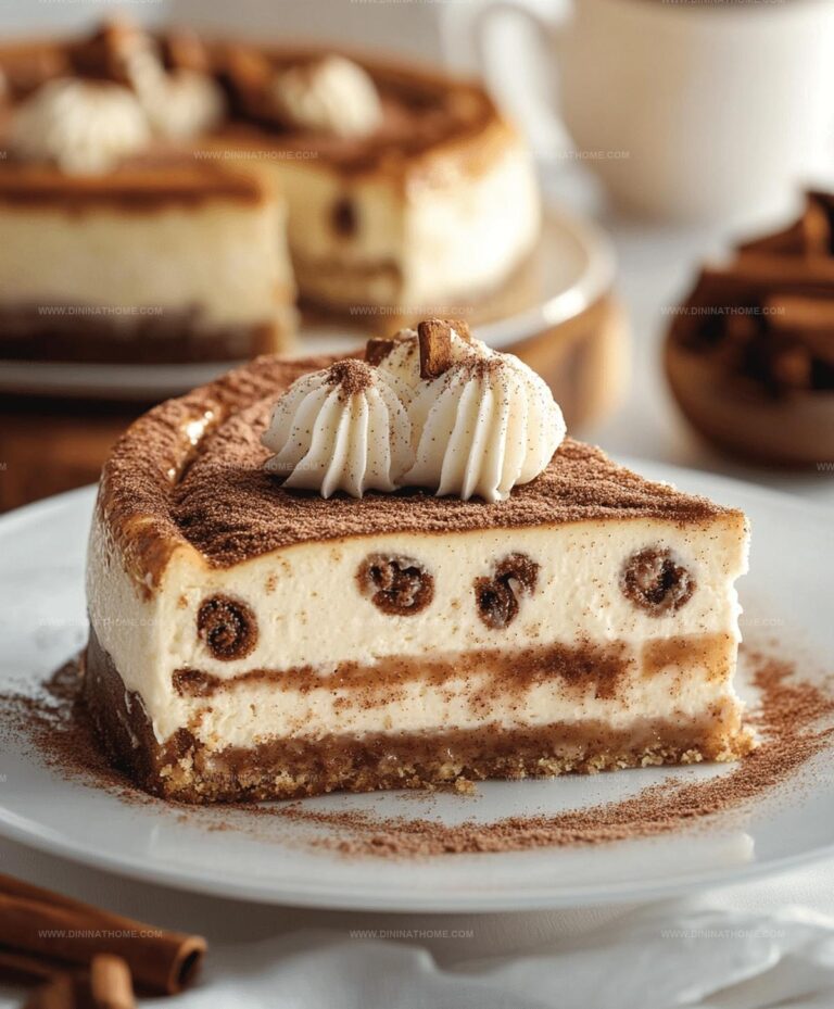 Cinnamon Roll Honeybun Cheesecake Recipe