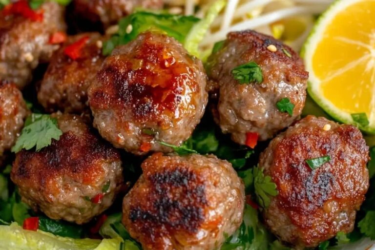 Vietnamese Meatball Salad Recipe