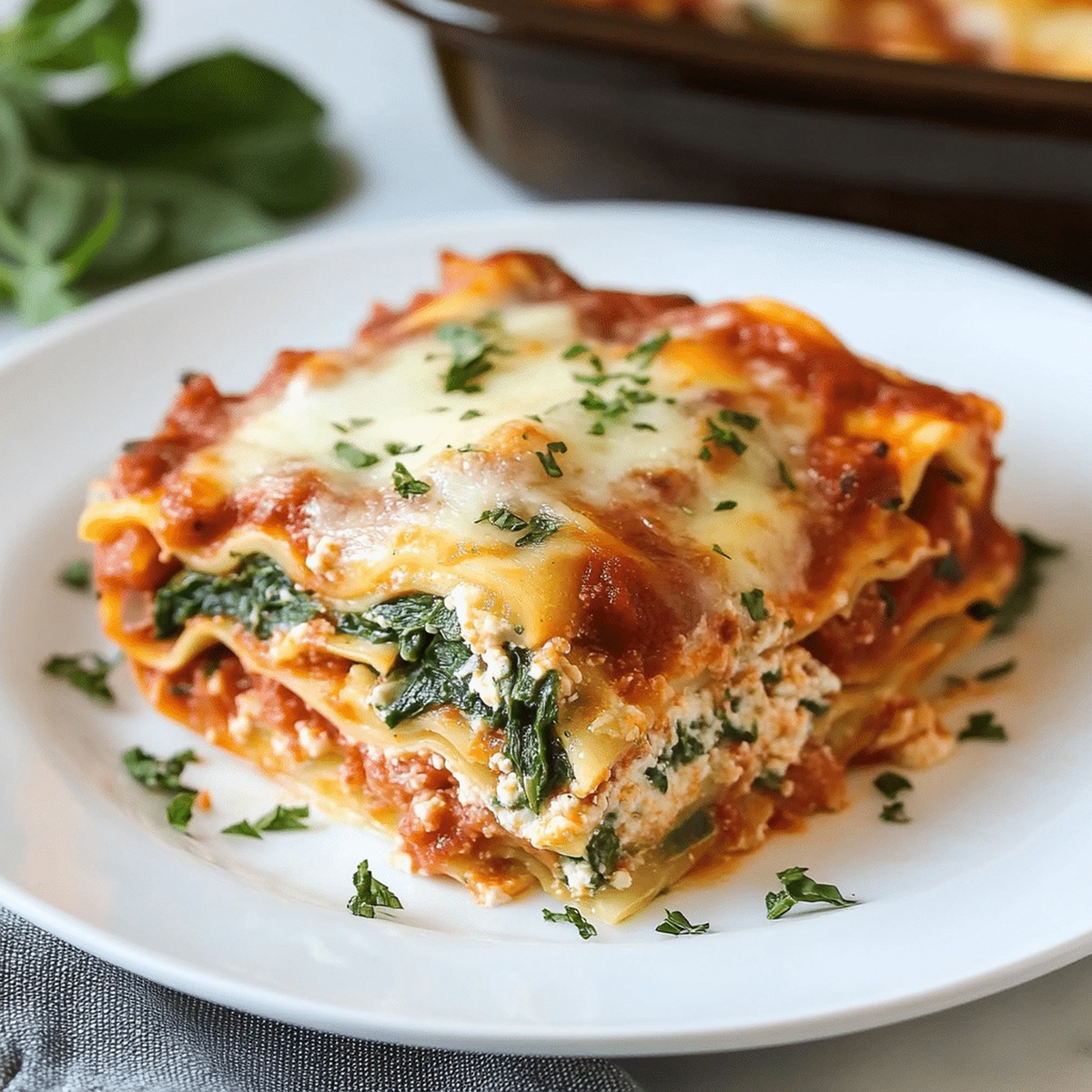 Easy Spinach Lasagna Recipe