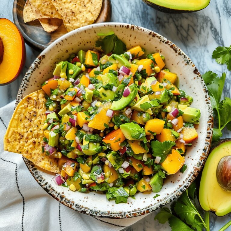 Avocado Peach Salsa Recipe