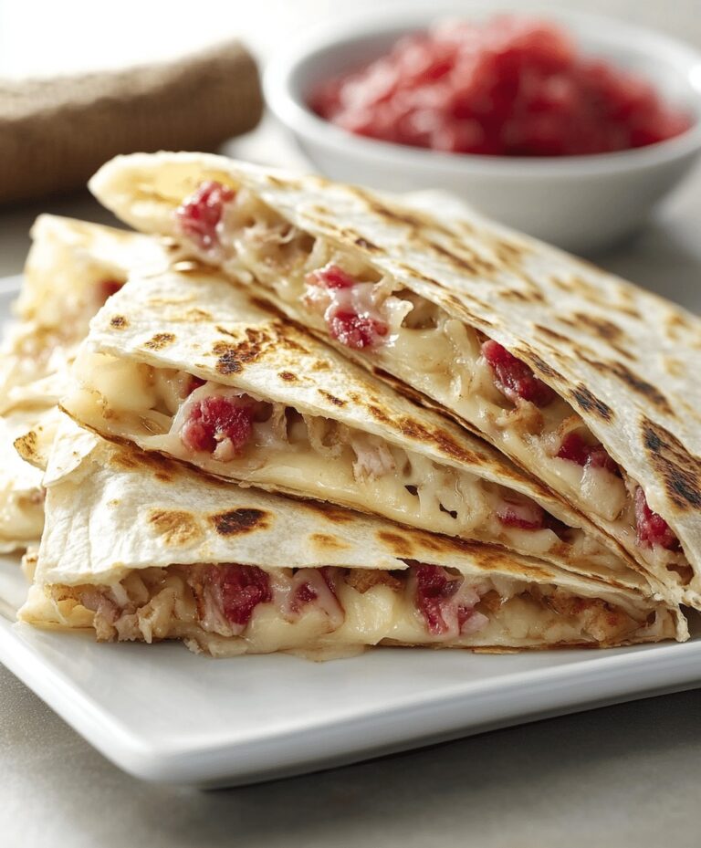Reuben Quesadillas Recipe