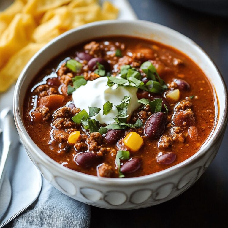 Easy Homemade Chili Recipe