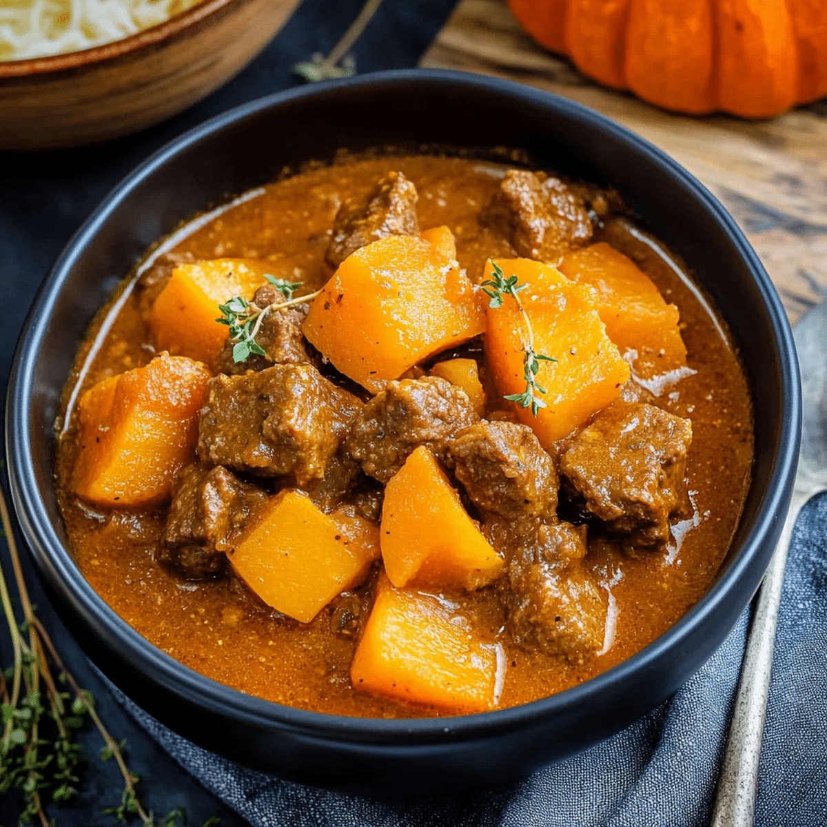 Beef Pumpkin Stew Recipe