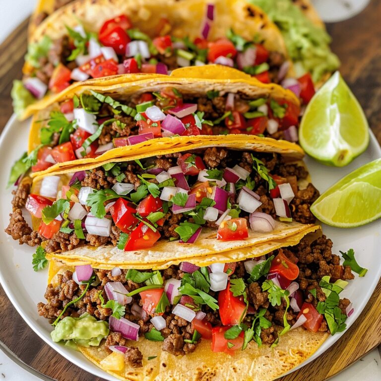 Easy Ground Beef Tacos Recipe