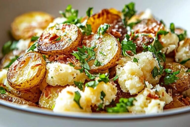 Perfect Crispy Smashed Potato Salad Recipe