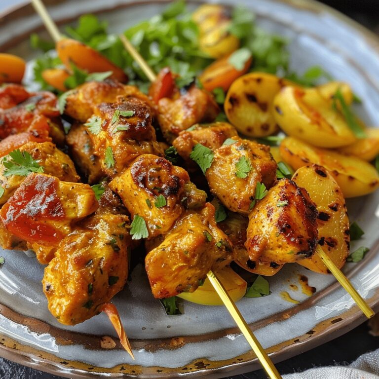Curried Apricot Chicken Sosaties Recipe