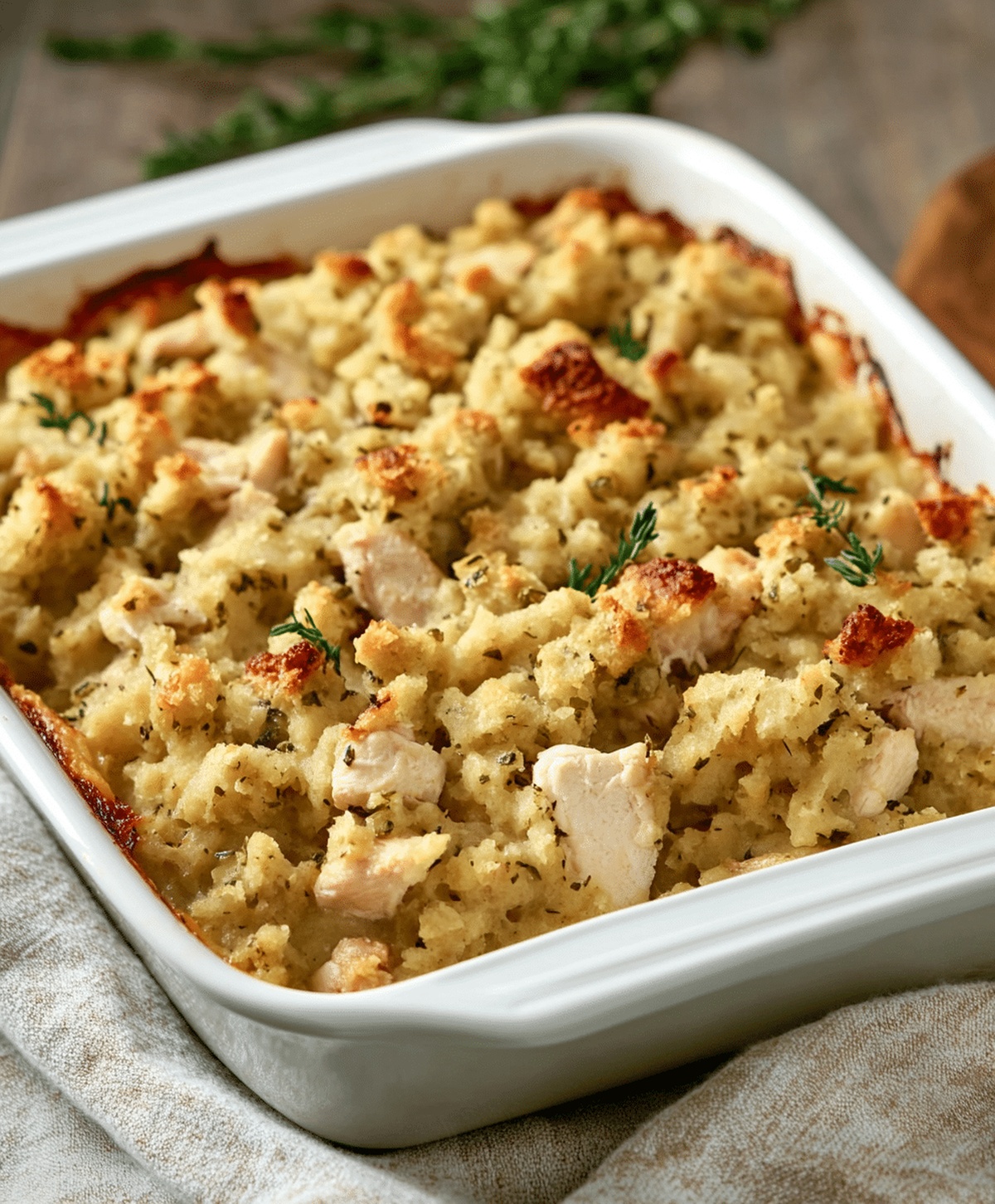 Chicken & Stuffing Bake Recipe