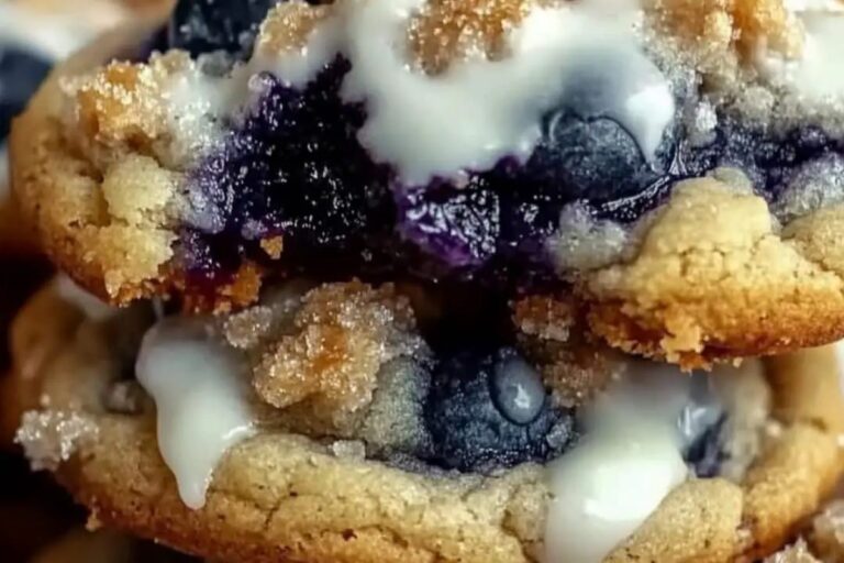 Blueberry Muffin Cookies with Streusel Topping Recipe