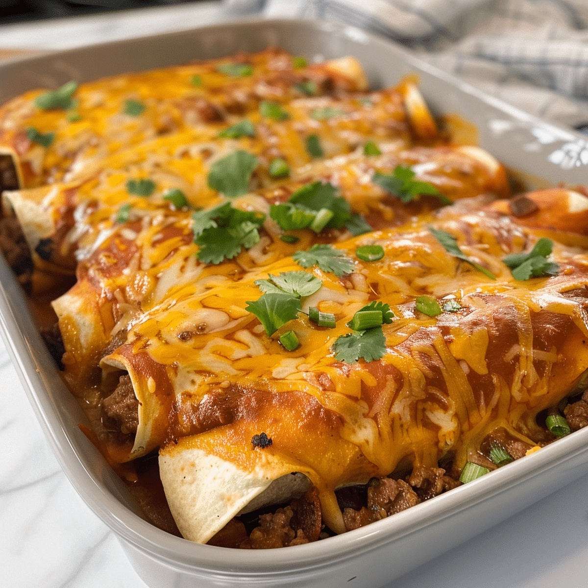 Ground Beef Enchiladas Recipe