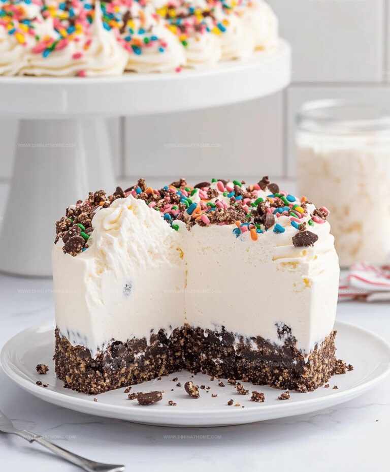 Ice Cream Cake With Cookie Crunch Recipe
