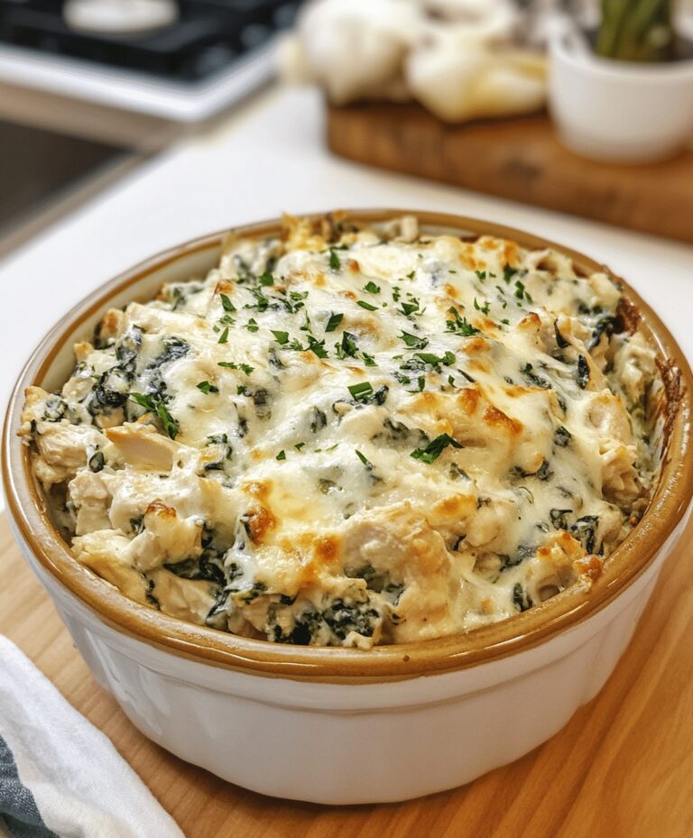 Creamy Chicken And Spinach Casserole Recipe