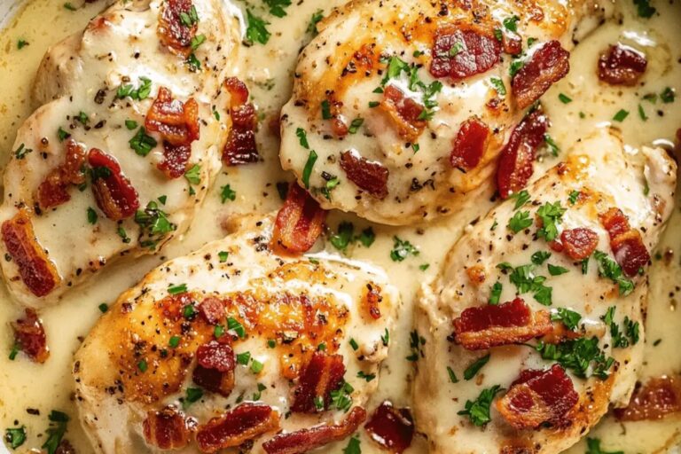 Baked Ranch Chicken with Bacon (Chicken Bacon Ranch) Recipe