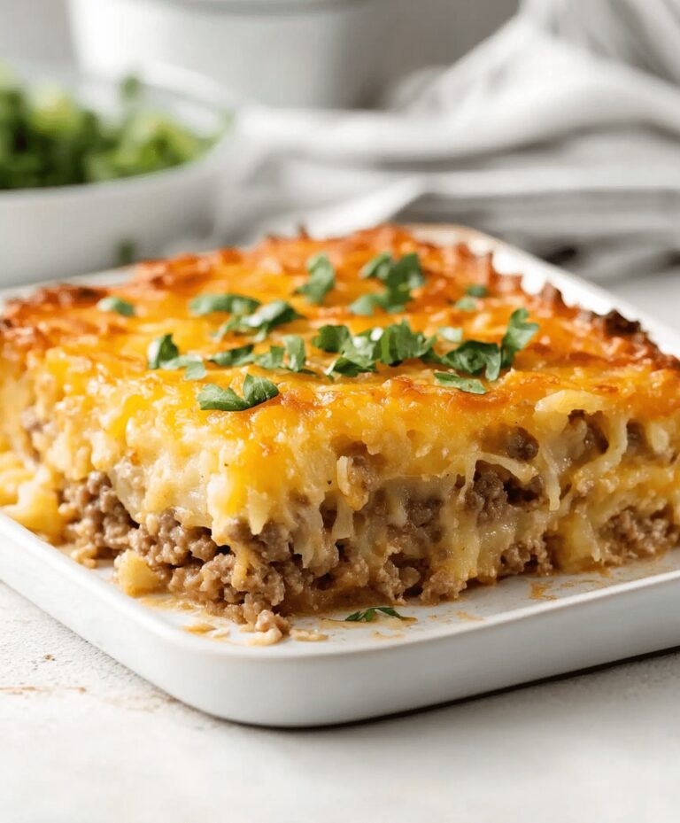 Hamburger Hashbrown Casserole Recipe