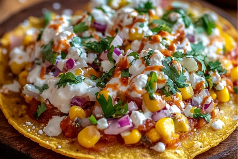 Mexican Street Corn Tostadas Recipe