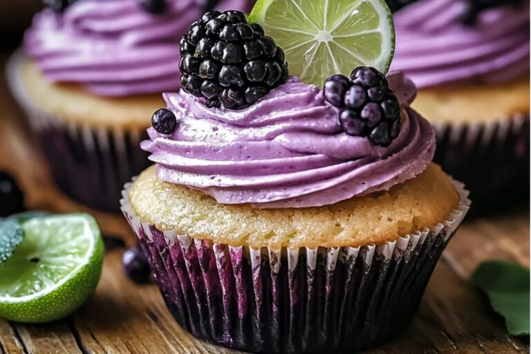 Blackberry Lime Cupcakes Recipe