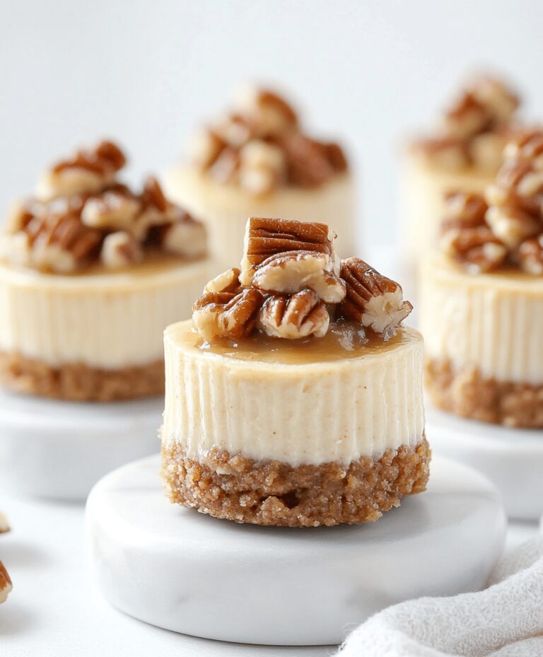 Mini Pecan Pie Cheesecakes Recipe
