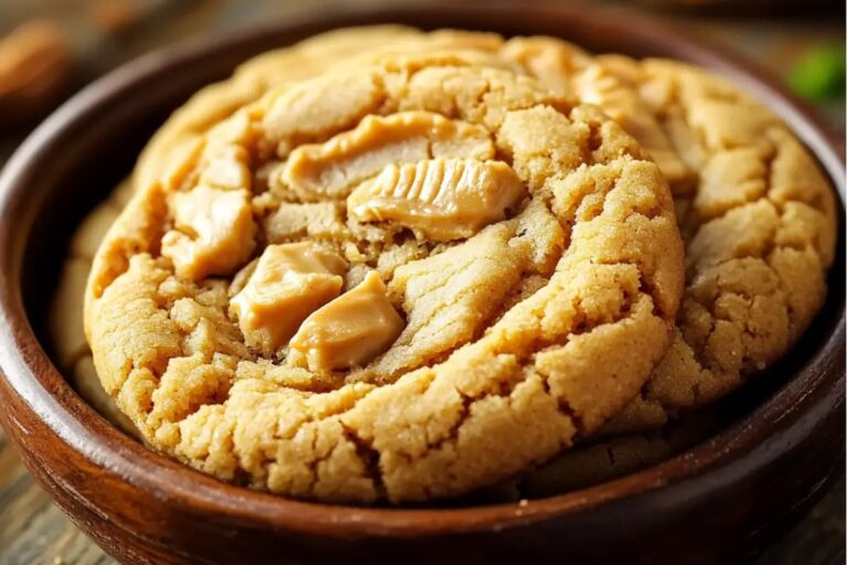 Thick And Chewy Peanut Butter Cookies Recipe