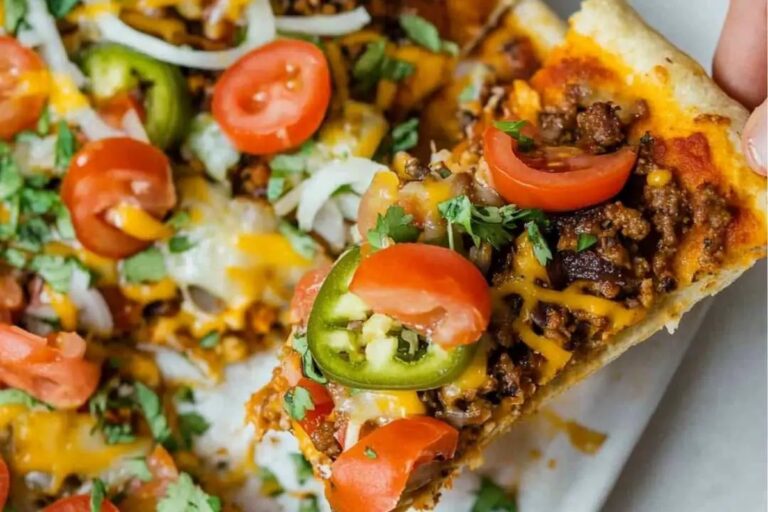 Sheet Pan Taco Pizza Recipe