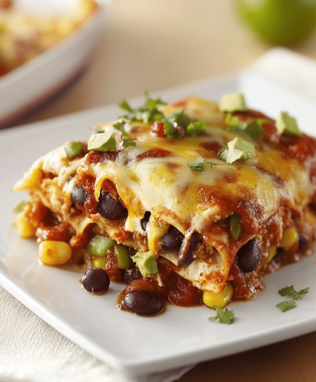 Vegetarian Enchilada Casserole Recipe