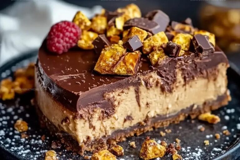 Chocolate Crunchie Cheesecake Recipe