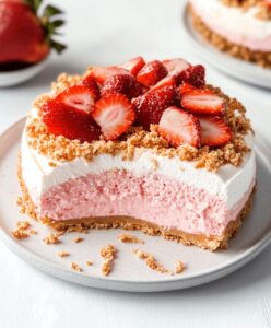 Strawberry Crunch Cheesecake Recipe