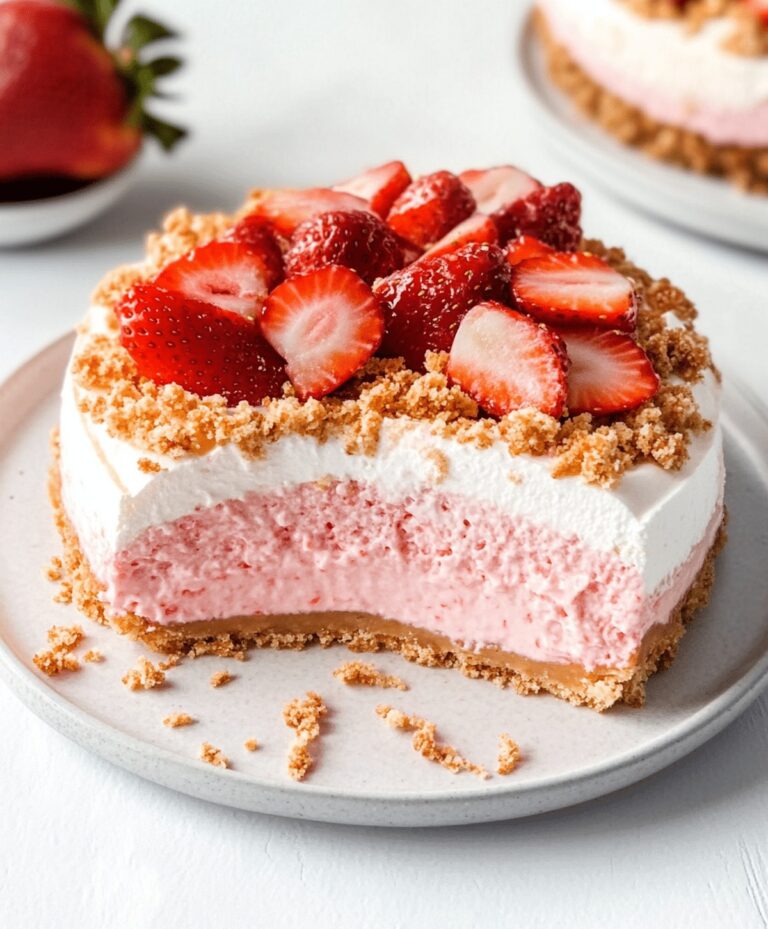 Strawberry Crunch Cheesecake Recipe