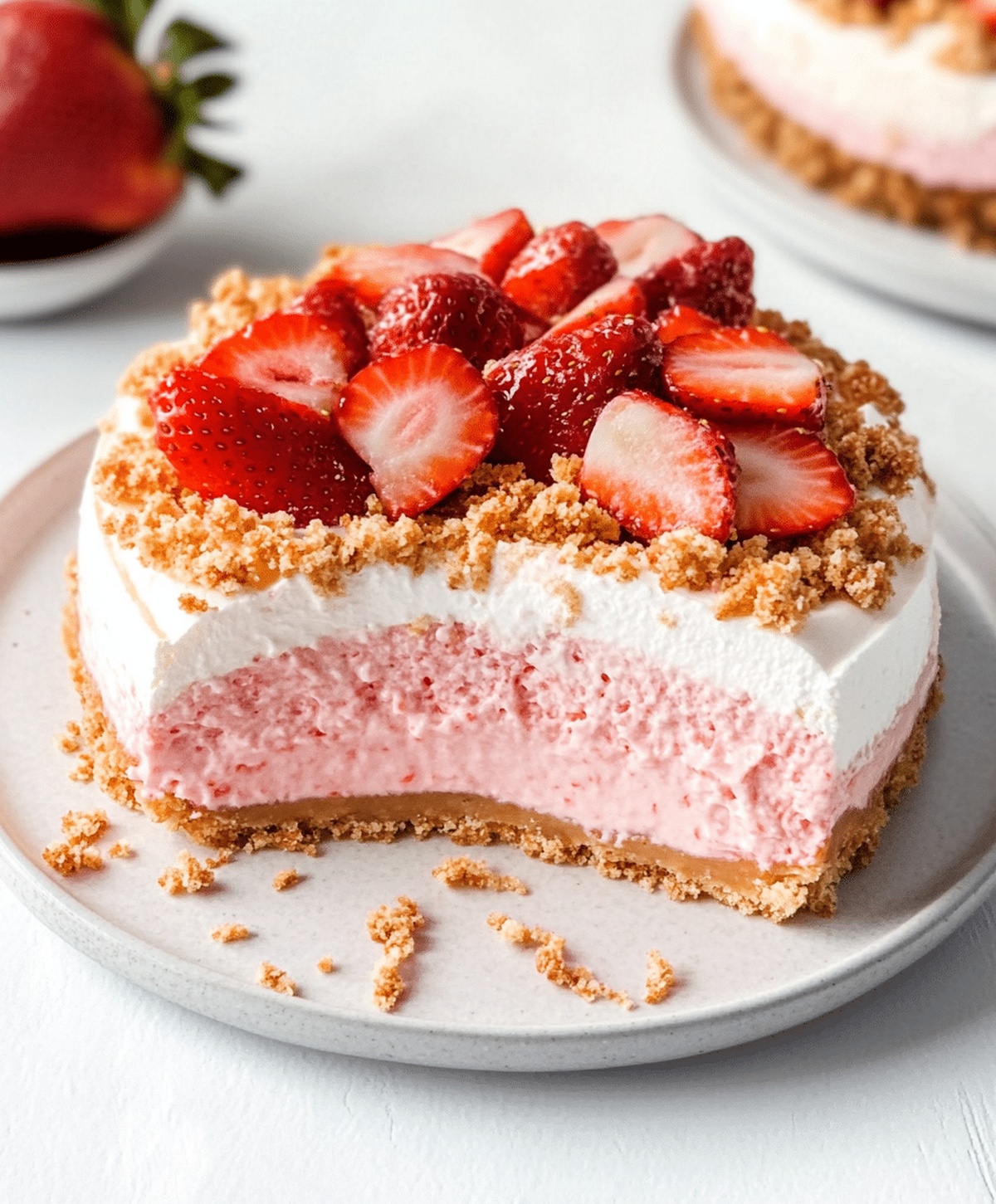 Strawberry Crunch Cheesecake Recipe